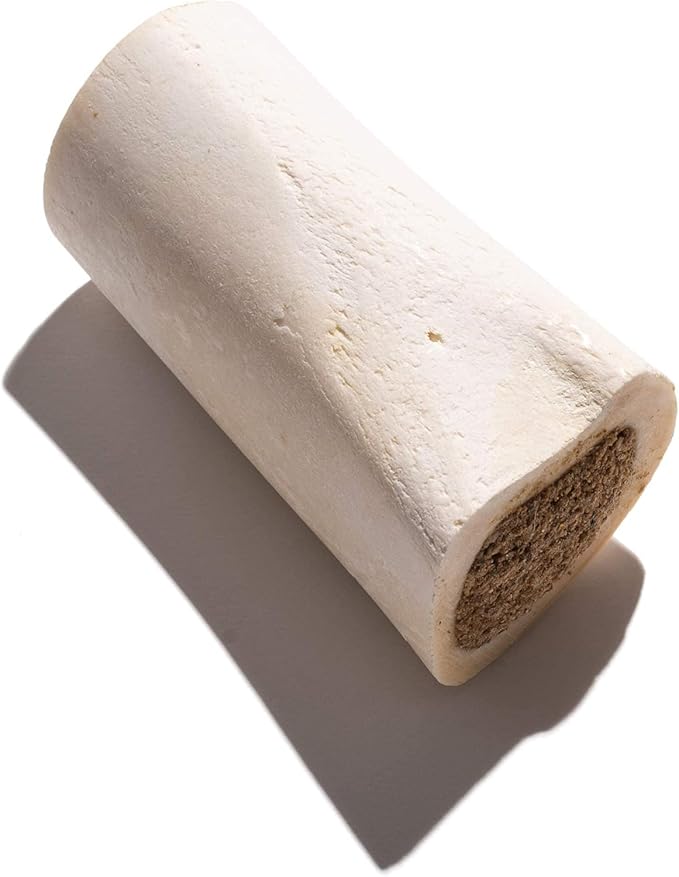 Jack&Pup 3-4" Filled Dog Bones for Small and Large Dogs, Flavored Dog Bone Long Lasting, Stuffed Shin Bones for Dogs, High Protein, Peanut Butter Flavor - 1 Pack