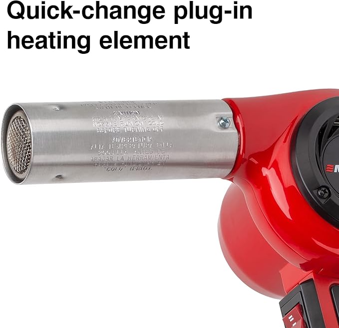 Master Appliance HG-301D Industrial Heat Gun, Quick Change Plug-In Heating