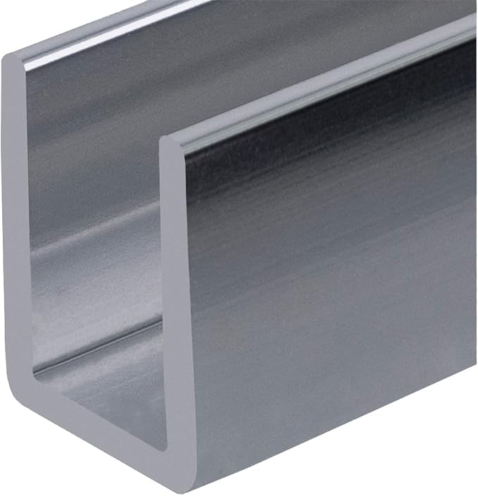Brixwell SDCD38BS-CCP72 Brushed Stainless 3/8" Fixed Panel Shower Door Deep