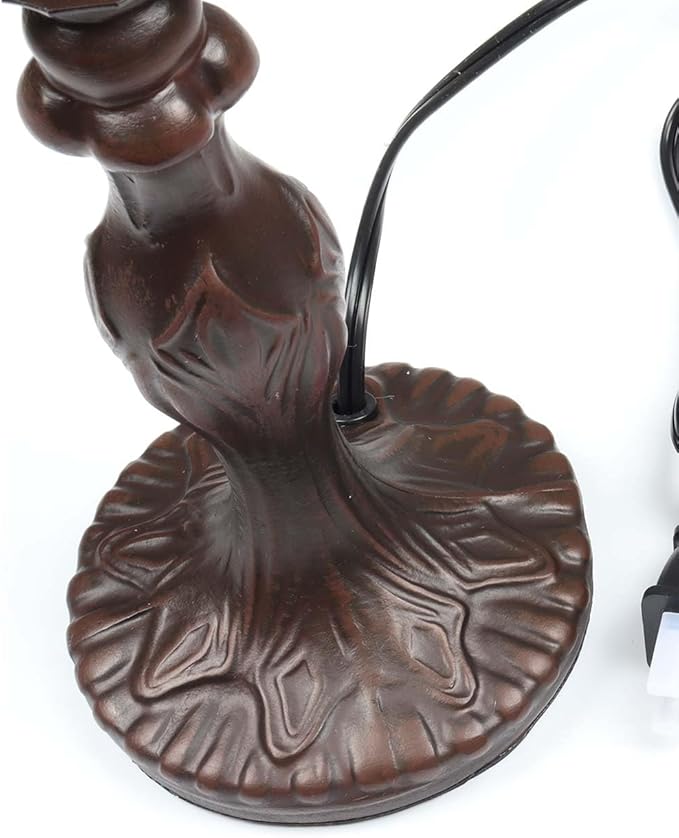 Bieye B10718 Antique Brown Table Lamp Base with E26 Light Socket, 4" Wx14.5 H