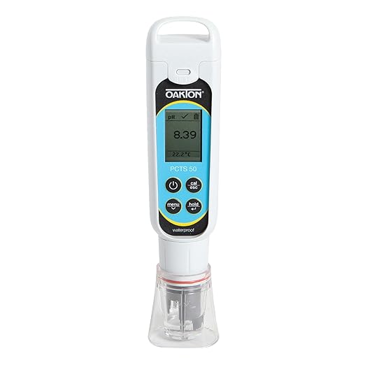 Oakton AO-35634-35 PCTSTestr 50 Waterproof Pocket pH/Cond/TDS/Salinity Tester