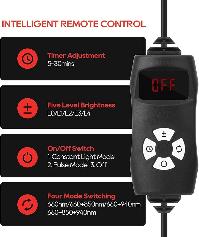 Morfone Advanced Red Light Therapy Lamp