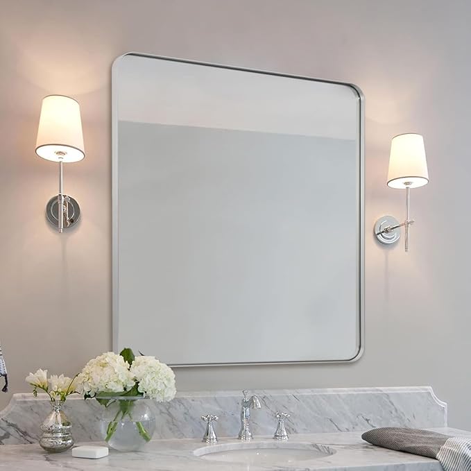 ANDY STAR Chrome Bathroom Mirrors
