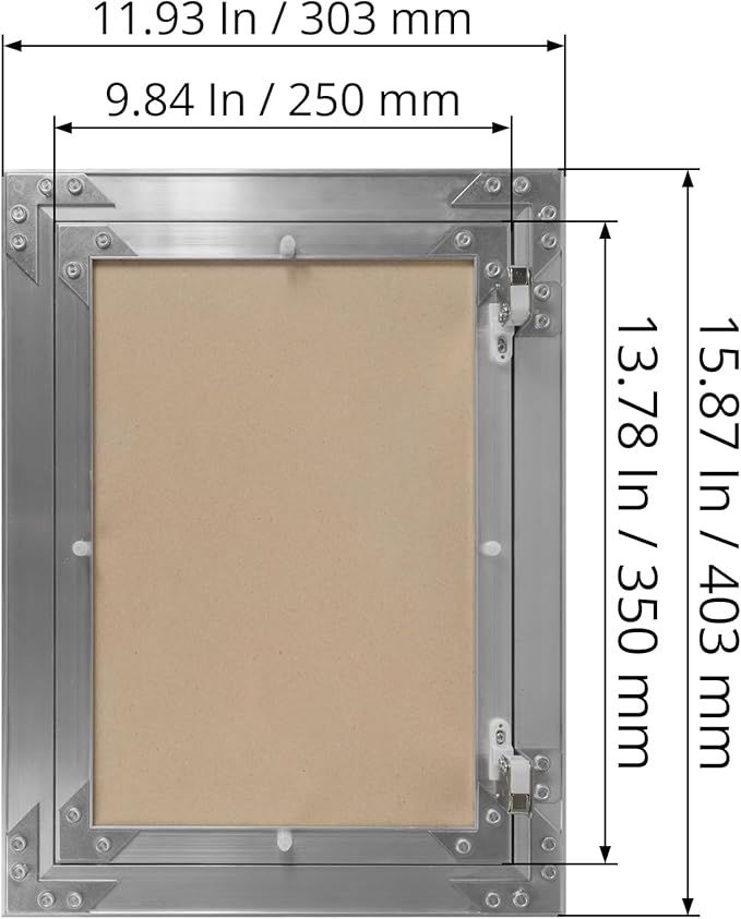 10" x 14" Inch Aluminum Drywall Access Panel