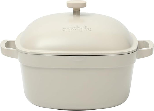 Crock-Pot Northvale Cast Aluminum Lightweight Durable 5.2 Quart Heavy Duty