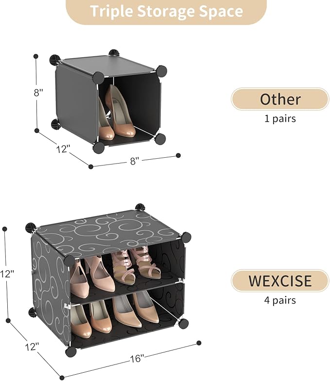 Portable Shoe Rack Organizer