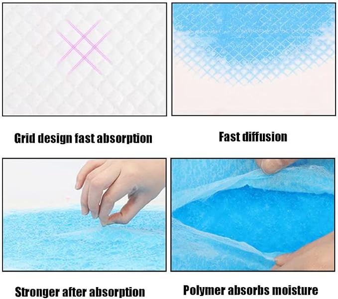 Dog Pee Pads Extra Large,32"X36"Pee Pads for Dogs,60 Count Puppy Pads,Training Pads for Dogs Absorbent & Leak-Proof for Family Training Disposable Pet Potty Pads