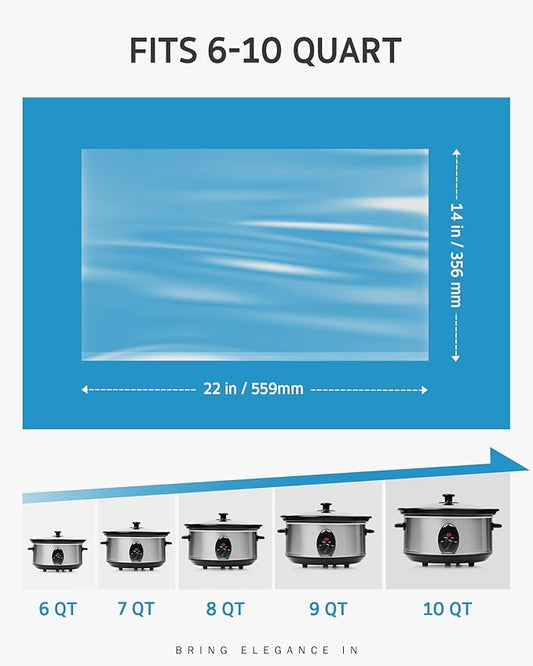 Syntus Crock Pot Liners, Disposable Cooking Bags Suitable