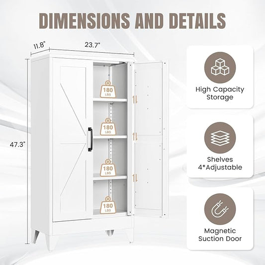 Yizosh Metal Storage Cabinet