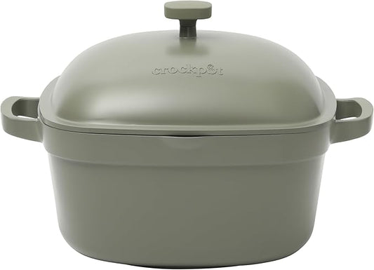Crock-Pot Northvale Cast Aluminum Lightweight Durable 5.2 Quart Heavy Duty