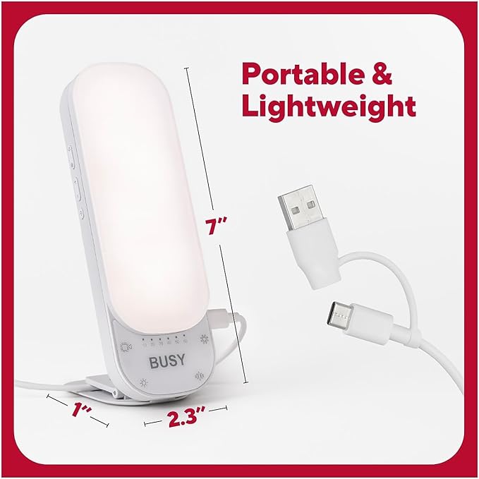 TRU RED Staples Brightwell 5-in-1 Productivity LED Desk Light, White (TR62804)