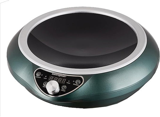 Induction Wok Cooktop，1700W Electric Wok Portable Induction Single Burner Used