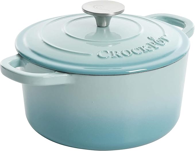 Crock-Pot Artisan Round Enameled Cast Iron Dutch Oven