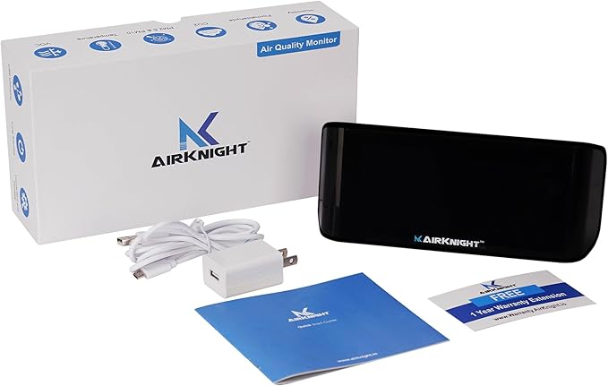 AirKnight Premium Indoor Air Quality Monitor Indoor & Air Quality Sensor. VOC