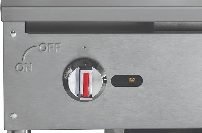 Kratos 36" Wide Commercial Countertop Griddle, Gas Hot Plate