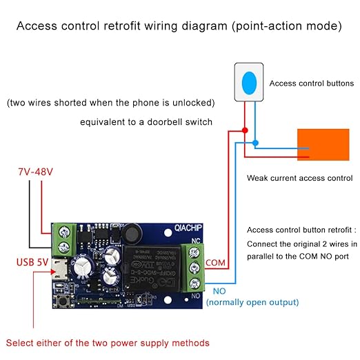 Ewelink WiFi Wireless Smart Relay Module USB 5v 1 Channel Inching Selflock