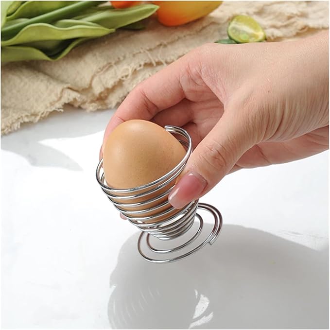 Stainless Steel Egg Topper, Eggshell Cutter Cracker Opener Remover, Multipurpose Egg Cup Kitchen Gadget(Silver)