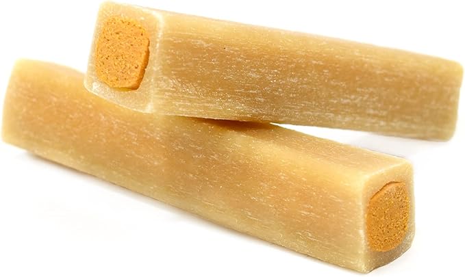 Ultra Chewy Peanut Butter Double Treat Bones: Long-Lasting Dog Treats Made in USA for Large and Small Breeds, Highly Digestible, Ideal for Aggressive Chewers (24 Count)