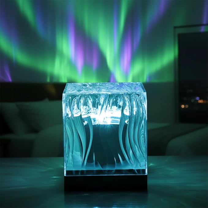 Northern Dreamscape Projector, 2026 New16 Color Aurora Light Projector, Mood Lighting for Bedroom, Perfect Christmas Gifts for Teens, Aurora Lamp for Decoration (Touch Version with Bluetooth Speaker)