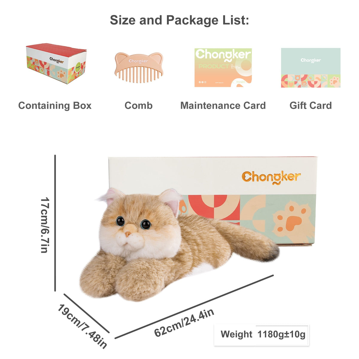 Golden British Shorthair Cat Plush