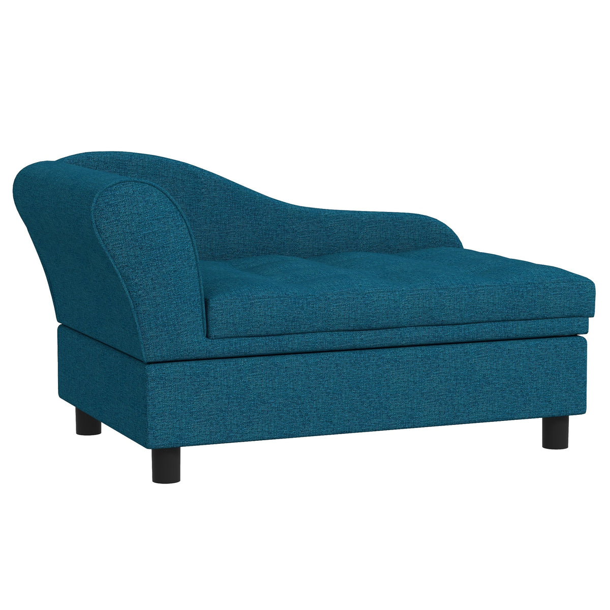 Pet Sofa Dog Sofa for Small Dogs with Storage, Dark Blue