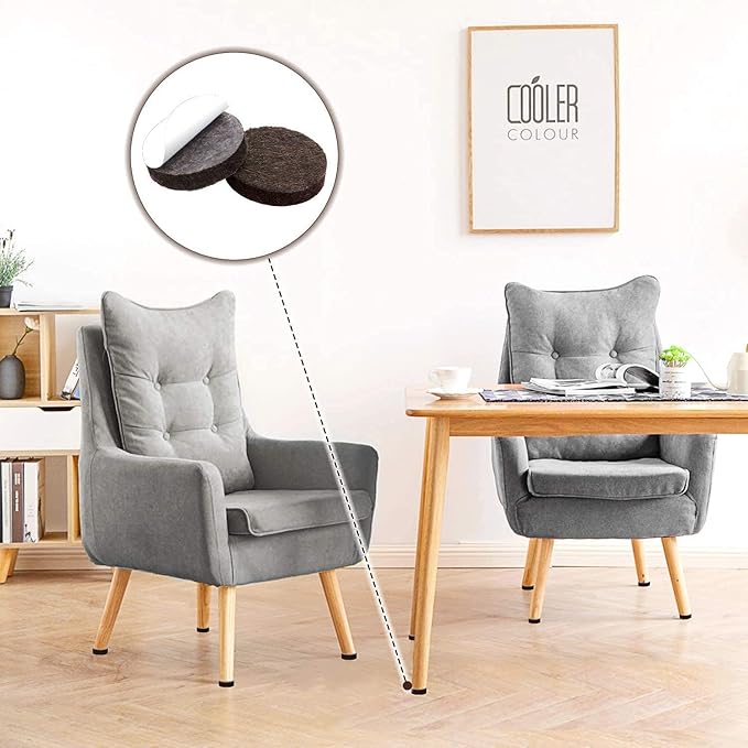 Yelanon Felt Furniture Pads -182 Pcs Premium Felt Pads for Chair Legs Furniture, Floor Protectors for Hardwood Floors, Mix Color