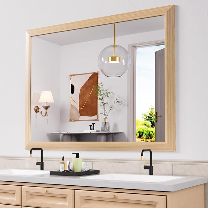 Amorho 48X36 Inch Bathroom Mirror