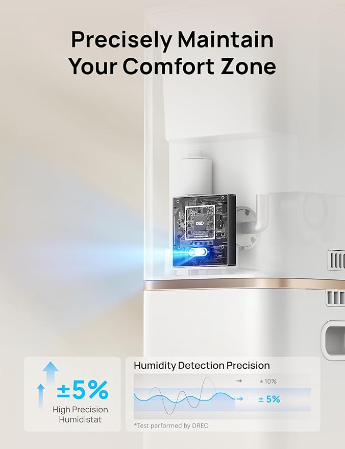 DREO HM735S 11L Smart Humidifier Large Room 700 ft², 100H Cool Mist Air