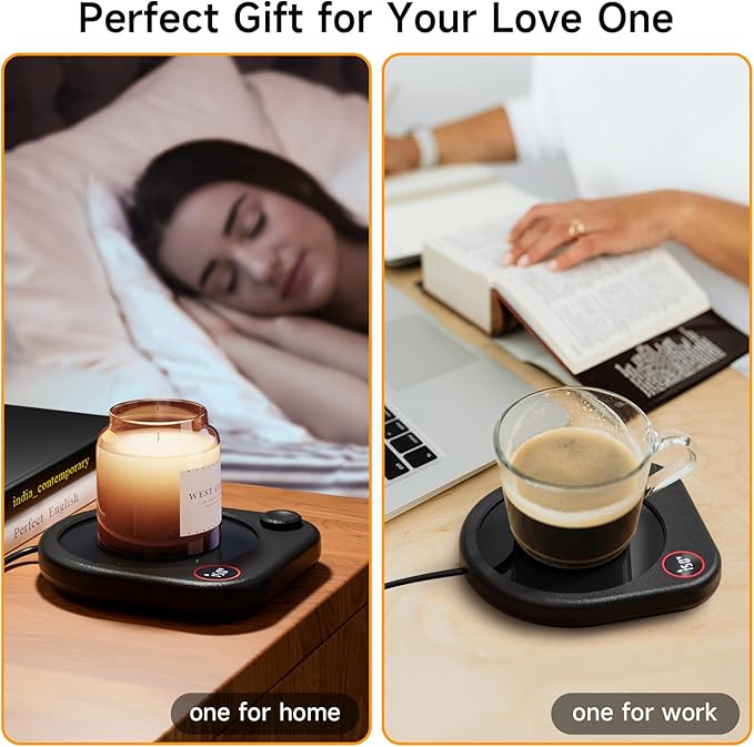 Coffee Mug Warmer for Desk, Electric Cup Heater for Tea Milk Beverages