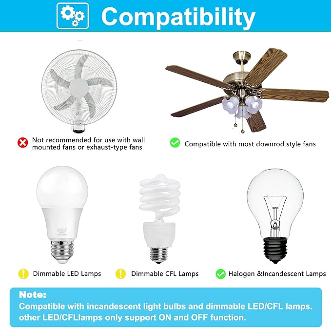 Thermostatic Ceiling Fan Remote Control Replacement