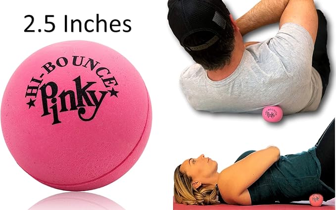 JA-RU Hi-Bounce Pinky Ball (1 Pack) Rubber-Handball Bouncy Balls for Kids. Small Pink Stress Ball. Indoor & Outdoor Sport Party Favors. Bouncing Throwing Play Therapy. 976-1E