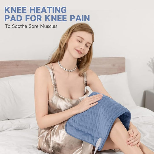 Heating Pad for Back, Electric Heating Pad for Back Pain Relief & Period Cramps