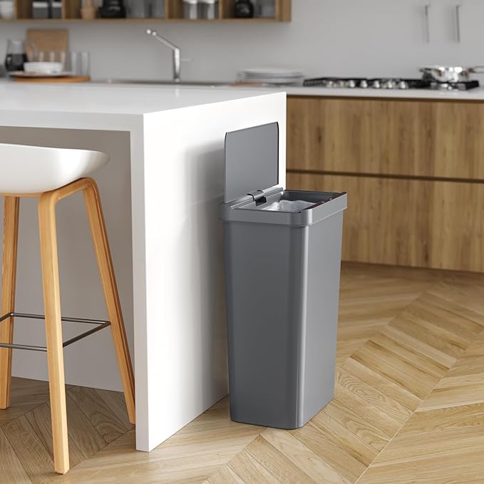 iTouchless Prime 13.2 Gallon Sensor Trash Can, Slim and Space-Saving, Durable
