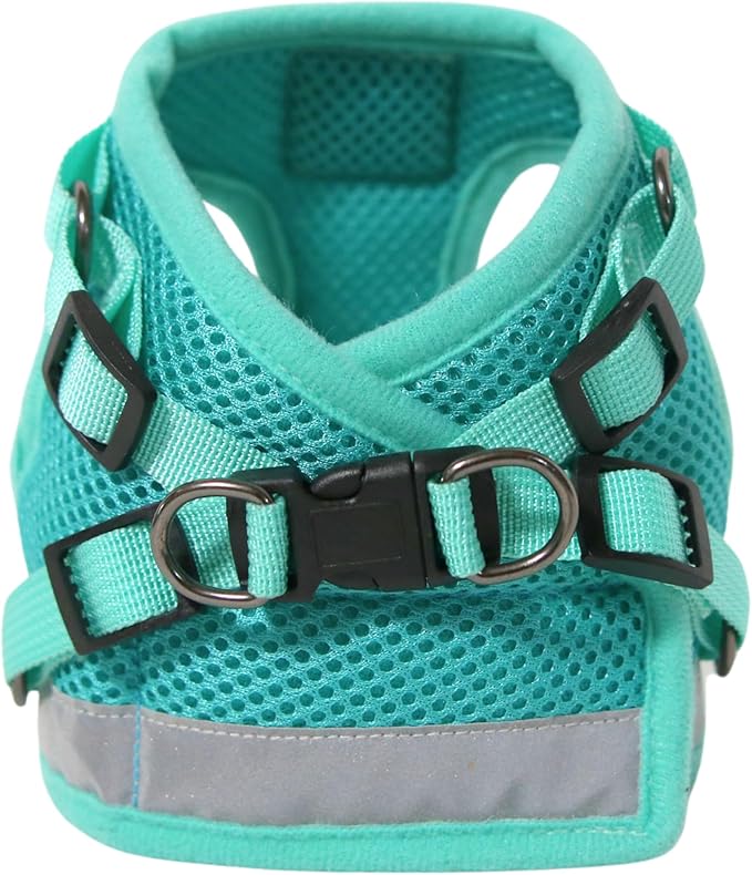 Travel Cat x Jackson Galaxy Harness and Leash Set - Adjustable Fit Mesh Cat Harness with Nylon Leash - Comfort, Escape Proof Harness for Cats, Kitten for Outdoor Walking, Hiking (Small)