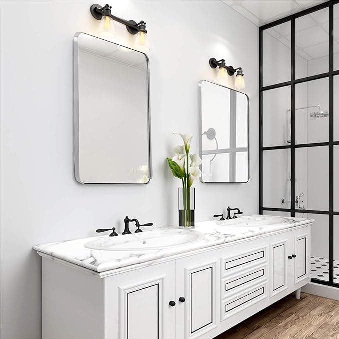 ANDY STAR Brushed Nickel Mirror
