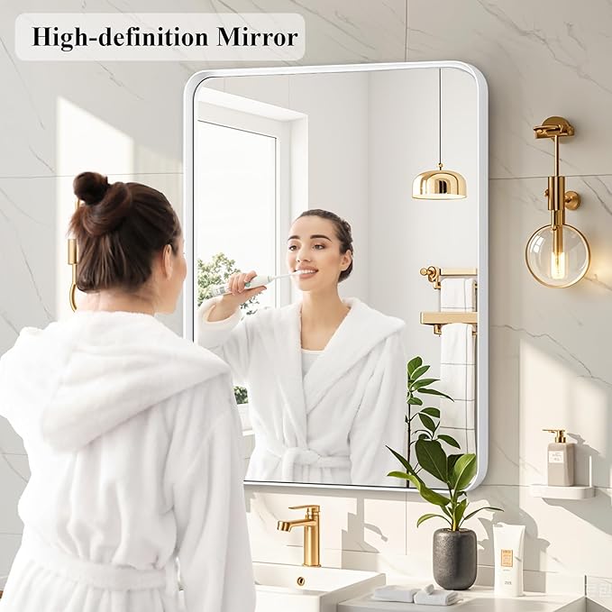 Fabuday Bathroom Mirror for Wall 30x22 Inch