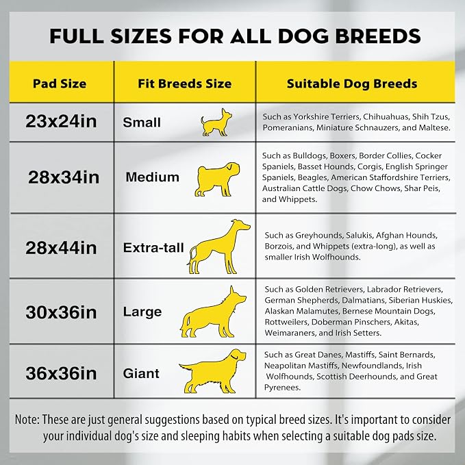 CROCI Charcoal Pee Pads for Dogs Odor Control Leak Proof XXL 36x36in 25Ct | Super Absorbent Puppy Pads with Adhesive Tabs, Heavy Duty, Dog Potty Training, Quick-Dry Surface, Disposable