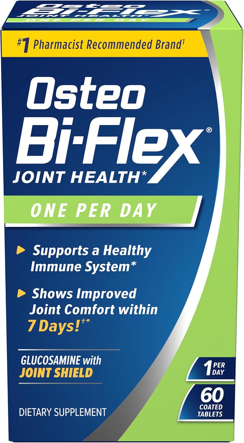 Osteo BiFlex One Per Day Glucosamine Joint Shield Dietary Supplement, Helps Strengthen Joints, 60 Count