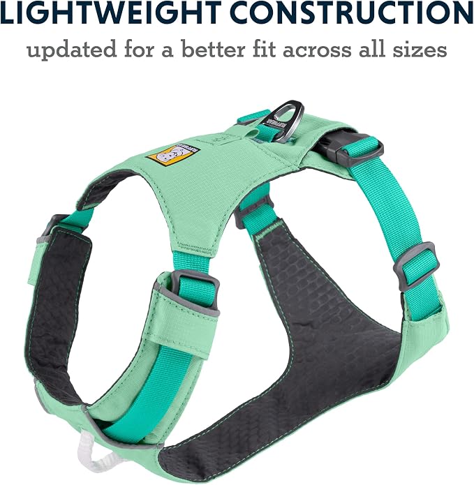 Ruffwear, Hi & Light, Everyday Lightweight Dog Harness, Trail Running, Walking, Hiking, All-Day Wear, Alpenglow Pink, XX-Small