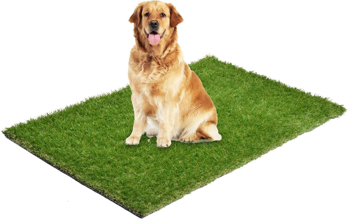 Dog Grass Large Potty Patch, Artificial Dog Grass Bathroom Turf for Pet Training, Washable Puppy Pee Pad, Perfect Indoor/Outdoor Portable Potty Pet Loo