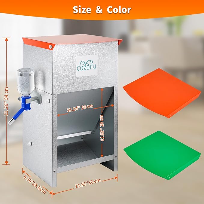 Automatic Gravity-Fed Dog Feeder