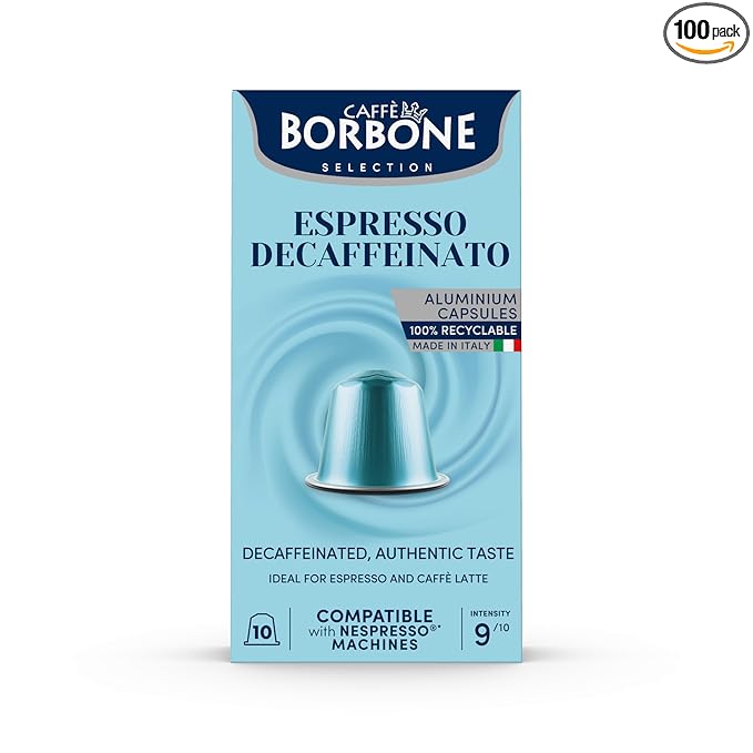 Caffè Borbone Decaffeinated Aluminum Capsules Compatible