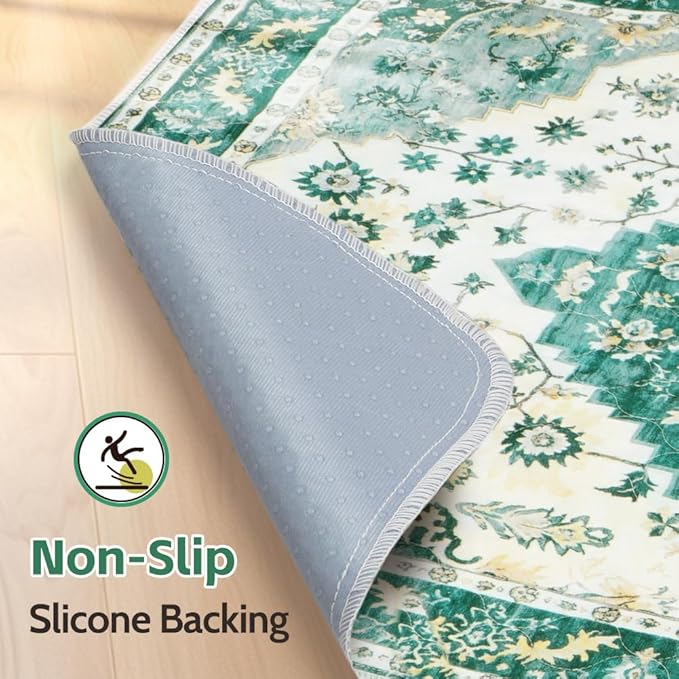 Washable Pee Pads for Dogs, 2 Pack Reusable Puppy Training Pads 48"x48" Super Absorbent Waterproof Dog Training Pads, Non-Slip Potty Pads, Whelping Pads Litter Mat Green Medallion