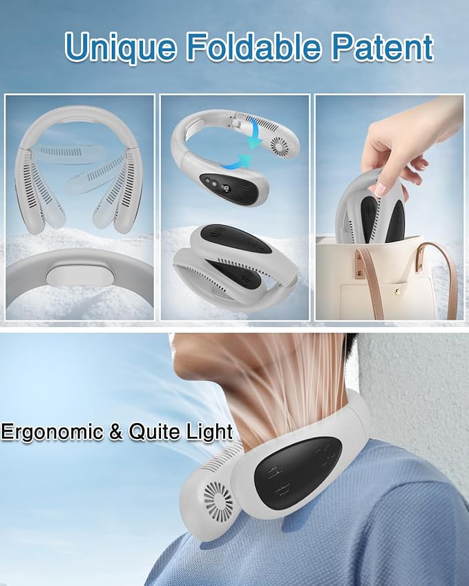 GAITIR Neck Air Conditioner, Portable Neck Fan