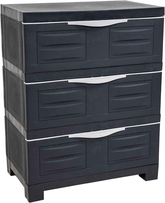 Sunnydaze 29.5" H 3-Tier Storage Cabinet