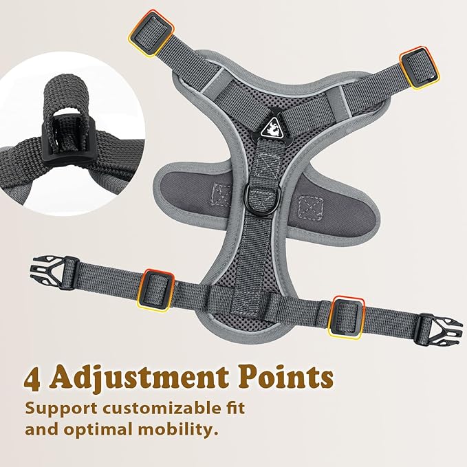Cat Harness and Leash for Walking, Escape Proof Soft Adjustable Vest Harnesses for Cats