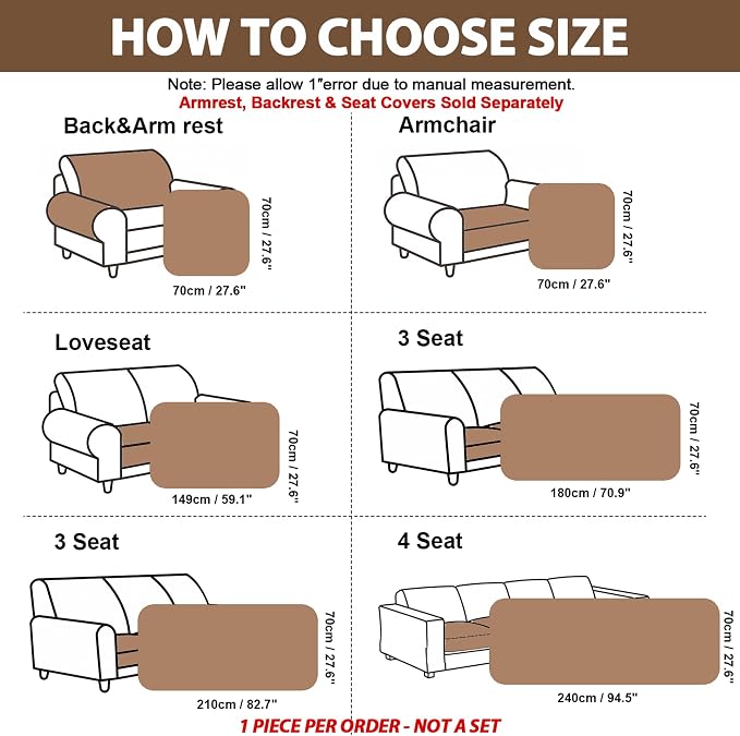 FUANGUI 2 Pack Waterproof Couch Cover for Dogs Pets Sofa Protector | Non-Slip Washable Fuzzy Soft Sofa Slipcover for 2 PCS L Shaped Sofa Pet Friendly, 27.6" x 59.1"+27.6" x 70.9", Beige