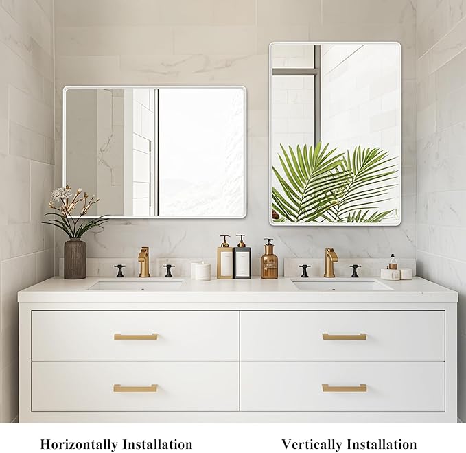 Fabuday Bathroom Mirror for Wall 30x22 Inch