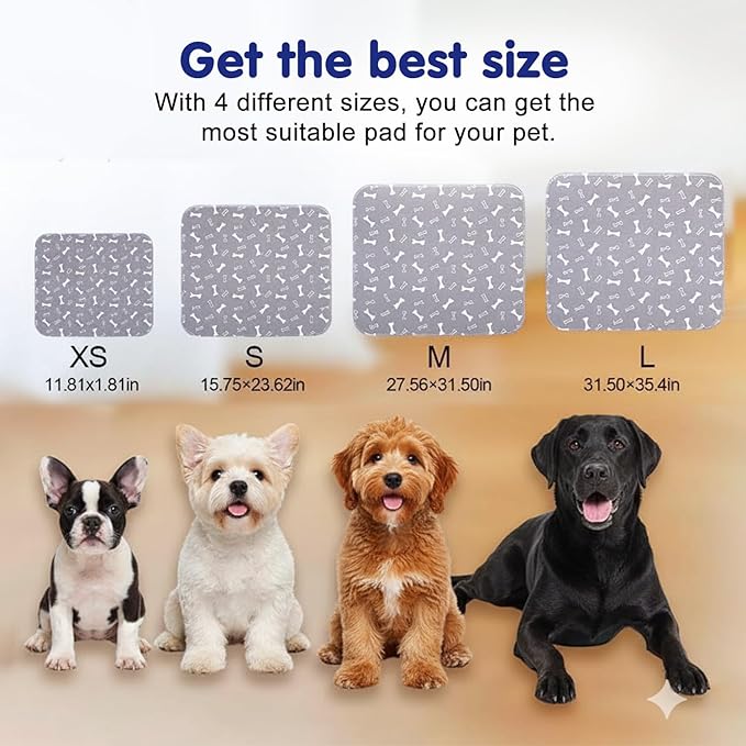 Pee Pads with Pheromones, Elite Pads for Cats, Washable Pee Pads for Dogs, Leak-Proof & Anti-Slip Pet Training Pad for Home & Travel(Brown-A,XL:35.4" ×31.5")