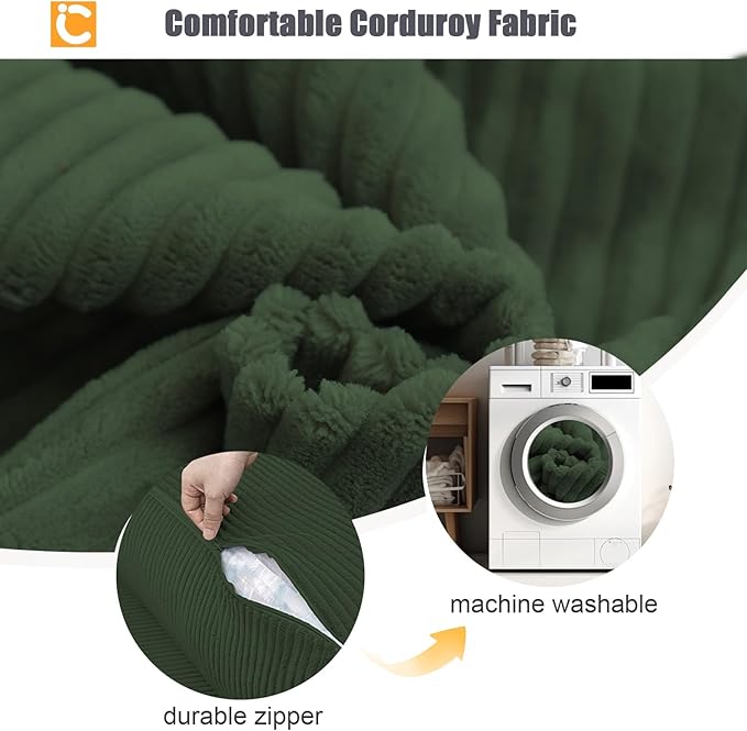 COMAX Folding Sofa Bed, Fold Out Chair Bed, Foldable Sofa, Convertible Sleeper for Adults, Futon Chair Single Small Floor Couch for Spaces, Bedroom Living Room Guest Room, Green